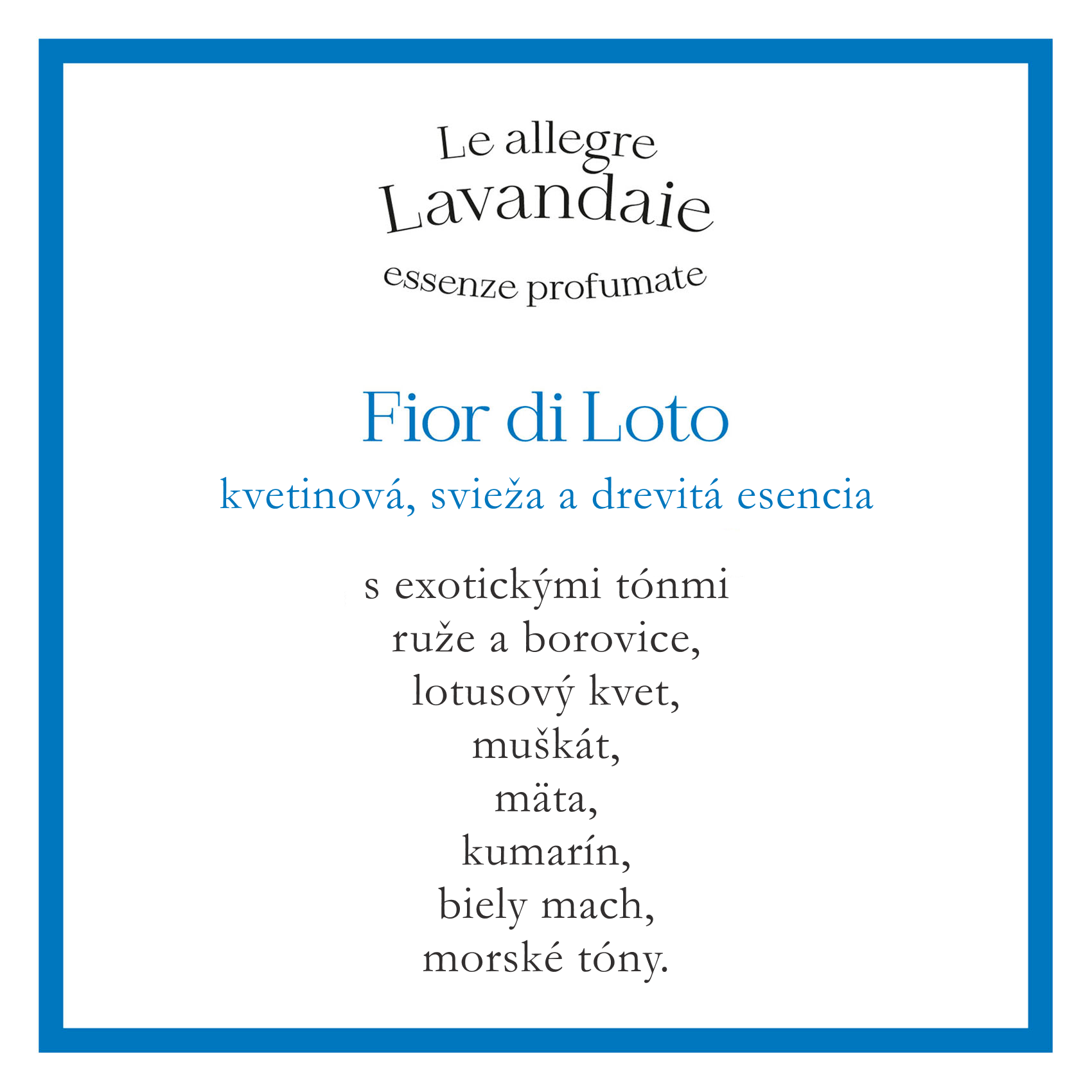 fior di loto popis